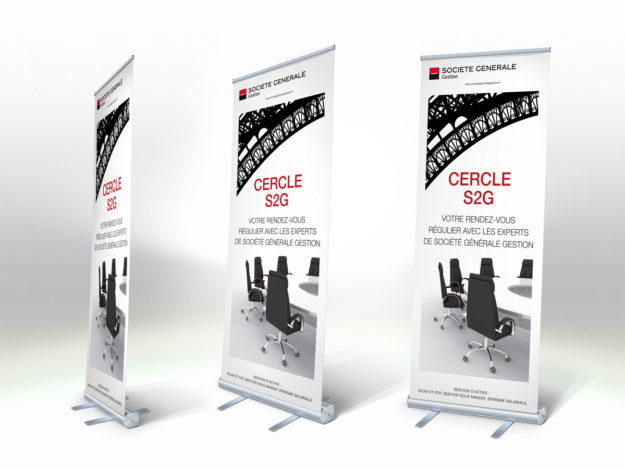 Kakemono experts Société Générale Gestion