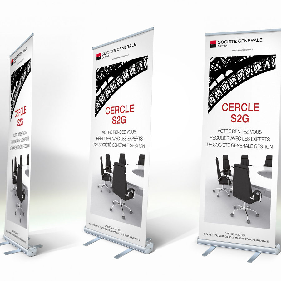 Kakemono experts Société Générale Gestion