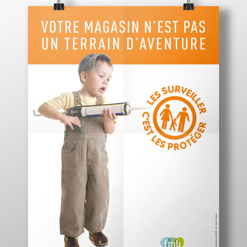 affiche magasins de bricolage